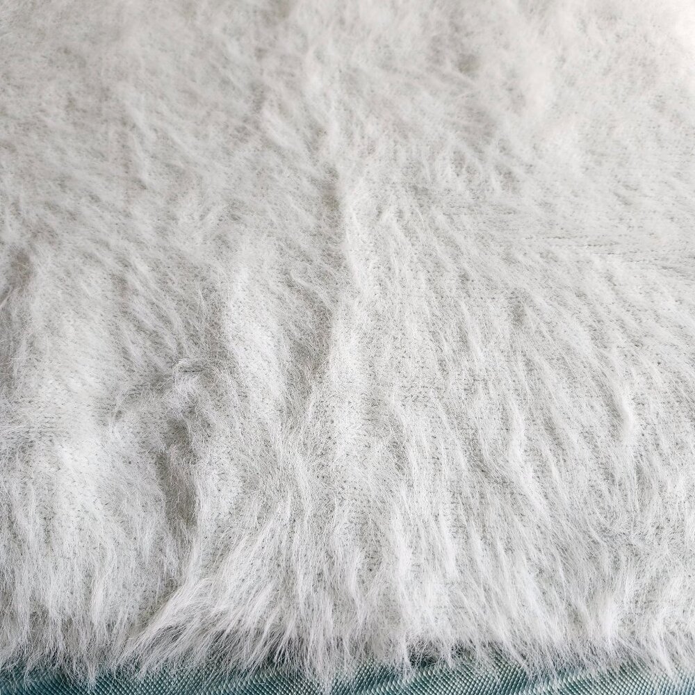 Gap Light Blue Furry Boatneck Sweater Size S - Picture 4 of 5